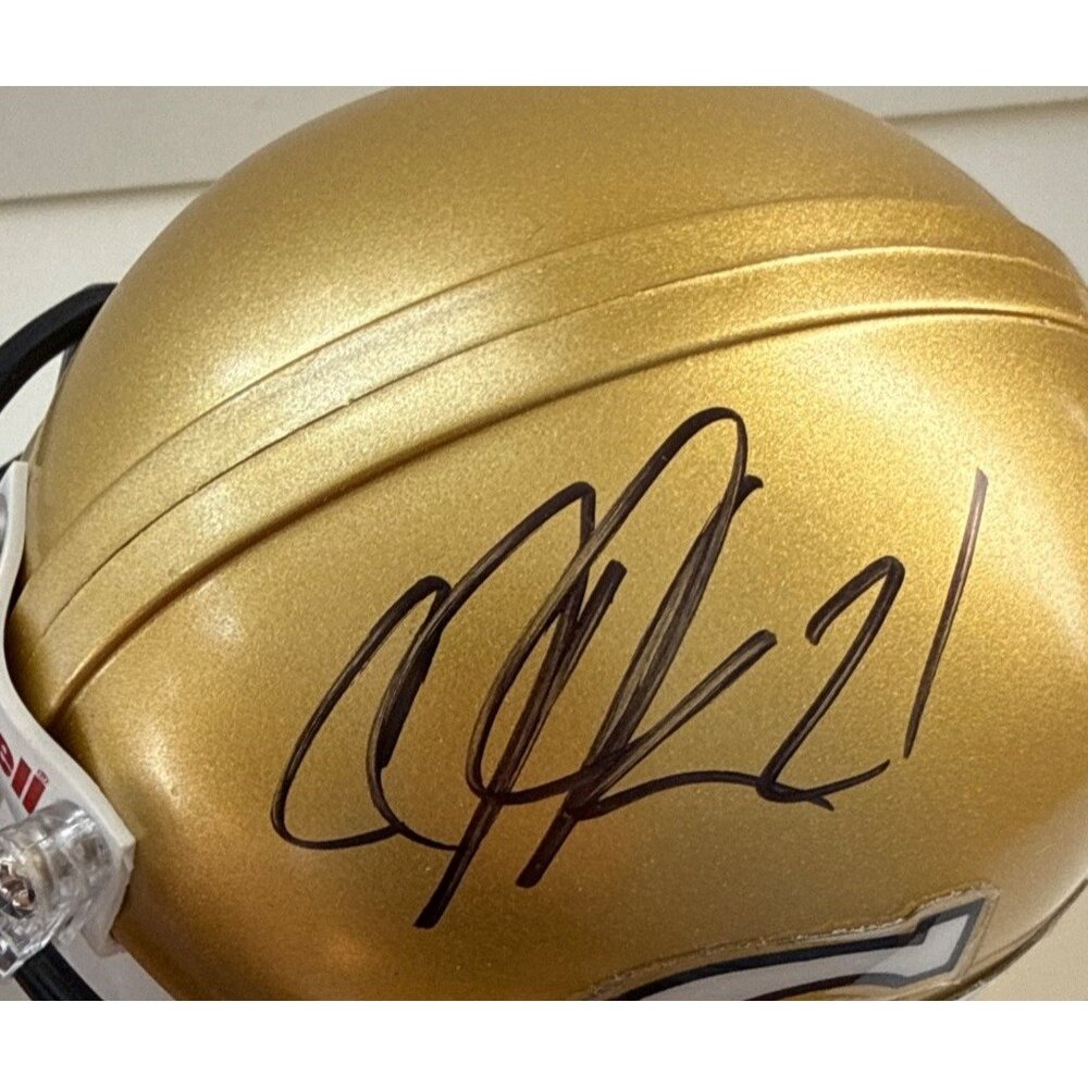 Calvin Johnson Signed Mini Helmet Georgia Tech Yellow Jackets Riddell JSA COA - Picture 8 of 10